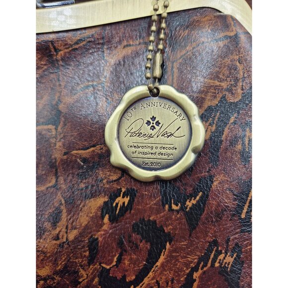 Patricia Nash Animal Abstract 10th Anniversary Edition Leather Crossbody Bag - Picture 8 of 16